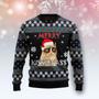 Grumpy Cat Kissmyass Ugly Christmas Sweater