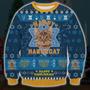 Happy Hanukcat Ugly Christmas Sweater