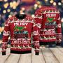 Hippie Car Merry Ugly Christmas Sweater For Men & Women