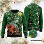 Ho Ho Ho Dachshund Christmas Tree Ugly Christmas Sweater