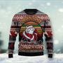 Hockey Checking It Once Checking It Twice Ugly Christmas Sweater