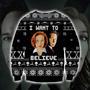 I Want To Believe Knitting Pattern Print Ugly Christmas Sweater