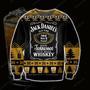 Jack Daniel'S Tennessee Whiskey Knitting Pattern Print Ugly Christmas Sweater