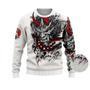 Japan Mask Tattoo Ugly Christmas Sweater