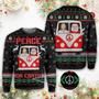 Jesus & Santa Peace On Earth Ugly Christmas Sweater For Men & Women