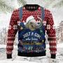 Just A Girl Who Loves Christmas And Elephants Ugly Christmas Sweater