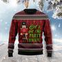 Lets Get This Party Crackin Nut Cracker Ugly Christmas Sweater