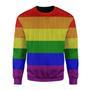 LGBT Flag Ugly Christmas Sweater