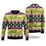 Mardi Gras Fleur De Lis Ugly Christmas Sweater For Men & Women