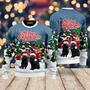 Merry Christmas Black Cat Ugly Christmas Sweater For Men & Women