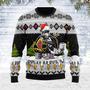 Merry Christmas Black Hoho Ranger Unisex Wool Sweater