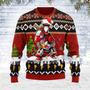 Merry Christmas Red Hoho Ranger Unisex Wool Sweater