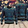 Merry Christmas Scandinavian Style Pattern Ugly Christmas Sweater For Men & Women