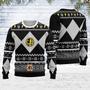 Merry Christmas Unisex Christmas Sweater Black Power Ranger Apparel