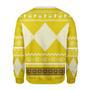 Merry Christmas Unisex Christmas Sweater Yellow Power Ranger Apparel