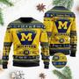 Michigan Wolverines Football Team Custom Ugly Christmas Sweater,