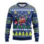 Mighty Morphin Power Rangers Custom Ugly Christmas Sweater