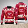 Miller High Life Personalized Ugly Christmas Sweater, Jumpers