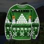 Minecraft Game Knitting Pattern Print Ugly Christmas Sweater