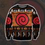 Naruto Knitting Pattern Print Ugly Christmas Sweater