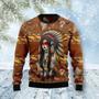 Native American Girl Ugly Christmas Sweater