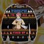 Natsu Dragneel Knitting Pattern Print Ugly Christmas Sweater