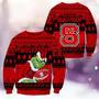 NC State Wolfpack Grinch Ugly Christmas Sweater