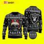 NFL Las Vegas Raiders Skull Xmas Custom Ugly Christmas Sweater, Jumpers