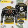 NFL Pittsburgh Steelers Player Rushing Custom Ugly Christmas Sweater, Jumpers