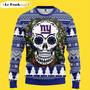 Nfl Skull Flower New York Giants Custom Ugly Christmas Sweater, Jumpers