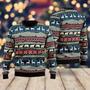 Nordic Style Fabric Patchwork Christmas Pattern Ugly Christmas Sweater For Men & Women