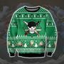 One Piece Zoro Print Ugly Christmas Sweater