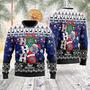 Pabst Blue Ribbon Ho Ho Ho Custom Ugly Christmas Sweater, Jumpers