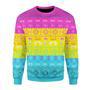 Pansexual Pride Flag Christmas Sweater