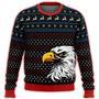 Patriotic Eagle Ugly Christmas Sweater