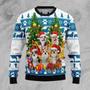 Pembroke Welsh Corgi Greeting Ugly Christmas Sweater