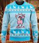 Pink Llama Ugly Christmas Sweater