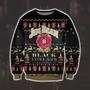 Print Jim Beam Black Extra Aged Bourbon Ugly Christmas Sweater