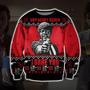 Pulp Fiction Print Ugly Christmas Sweater