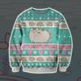 Pusheen Print Knitting Pattern Ugly Christmas Sweater