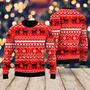 Red Deer Hunting Ugly Christmas Sweater For Men & Women