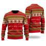 Red Xmas Wonderful Party Pattern Ugly Christmas Sweater For Men & Women