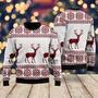 Reindeer Buffalo Plaid Pattern Ugly Christmas Sweater For Men & Women