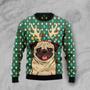 Reindeer Pug Ugly Christmas Sweater