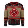 Root Chakra Ugly Christmas Sweater