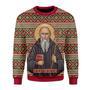 Saint Benedict Christmas Sweater