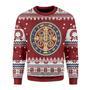 Saint Benedict Medal Ugly Christmas Sweater