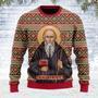 Saint Benedict Ugly Christmas Sweater