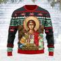 Saint Michael The Archangel Christmas Sweater