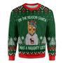 Santa Cat Christmas Ugly Christmas Sweater